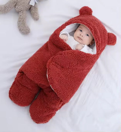 SnuggleSoft Organic Cotton Baby Swaddle Blanket – Ultra-Soft, Adjustable, Breathable Newborn Wrap for Safe Sleep and Cozy Comfort(Assorted Colors)