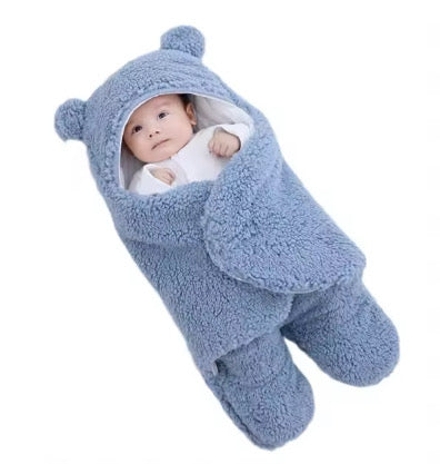 SnuggleSoft Organic Cotton Baby Swaddle Blanket – Ultra-Soft, Adjustable, Breathable Newborn Wrap for Safe Sleep and Cozy Comfort(Assorted Colors)