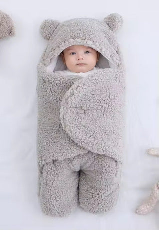 SnuggleSoft Organic Cotton Baby Swaddle Blanket – Ultra-Soft, Adjustable, Breathable Newborn Wrap for Safe Sleep and Cozy Comfort(Assorted Colors)