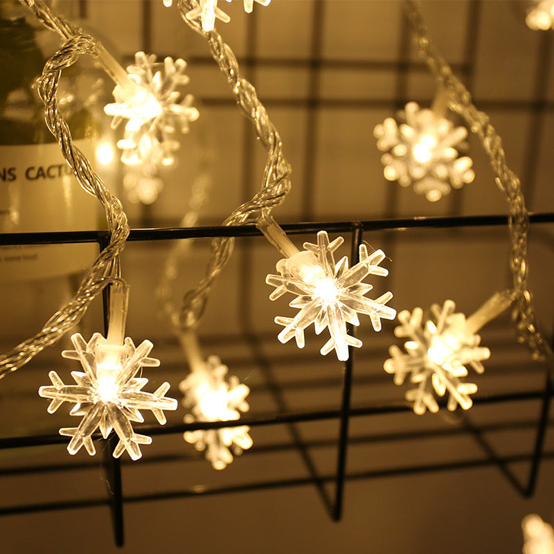 Snowflake String Lights - Xmas Tree & Home Decor ❄️🎄