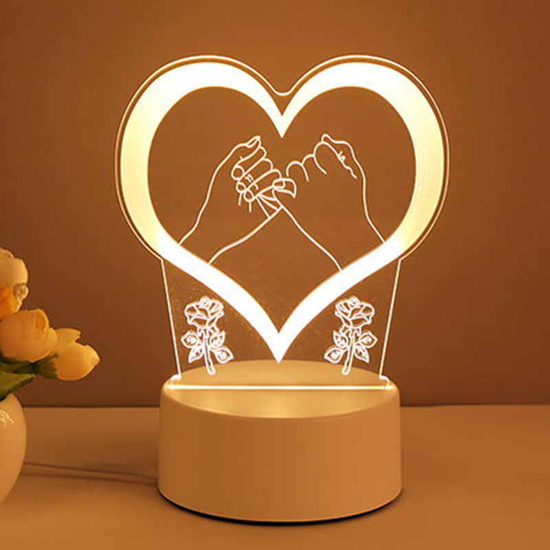 3D LED Neon Lamp - USB Acrylic Night Light 🎁💡