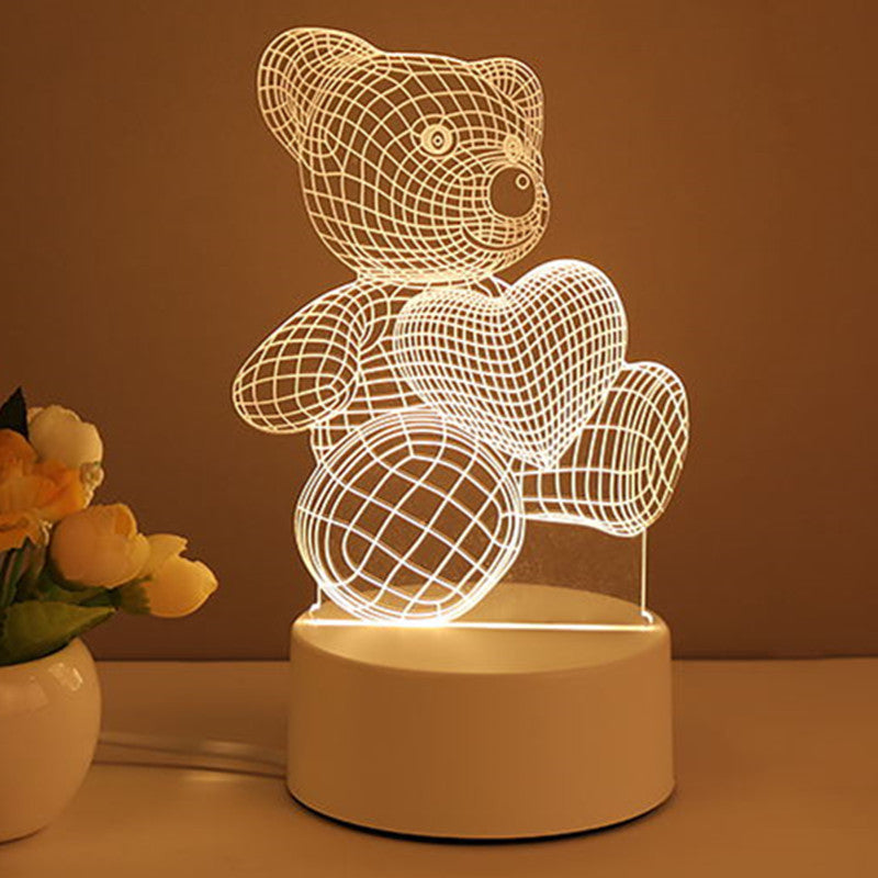 3D LED Neon Lamp - USB Acrylic Night Light 🎁💡