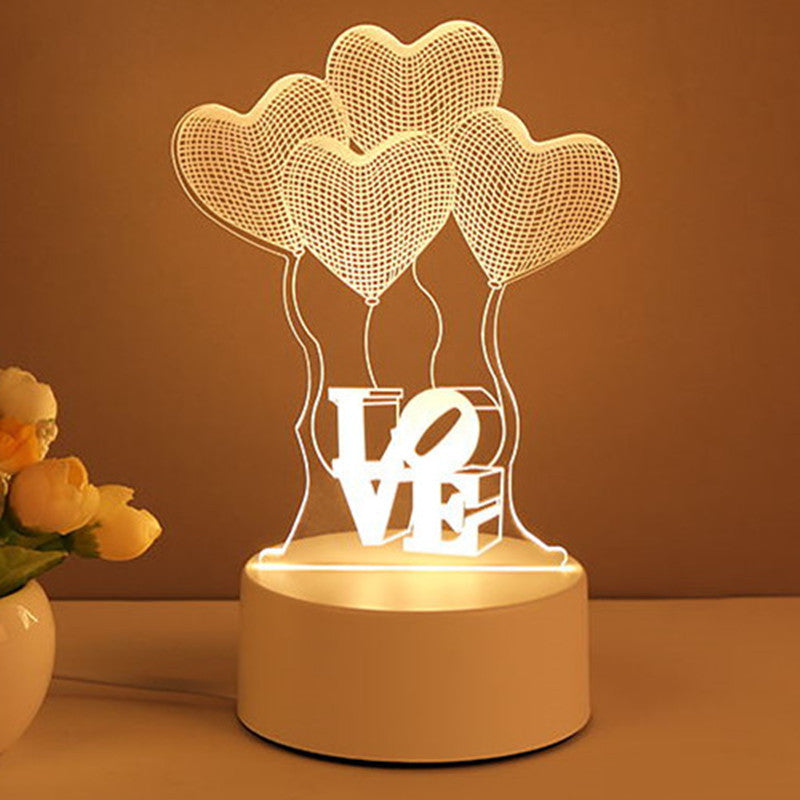 3D LED Neon Lamp - USB Acrylic Night Light 🎁💡