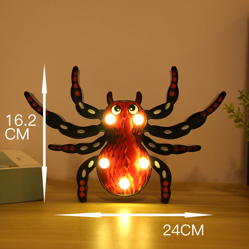 Halloween Lights Decoration LED Light Pumpkin Spider