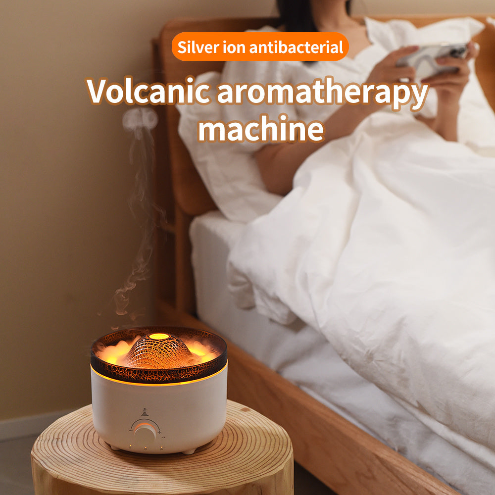 🔥 Volcano Flame Humidifier – Unique Home Decor 🌋