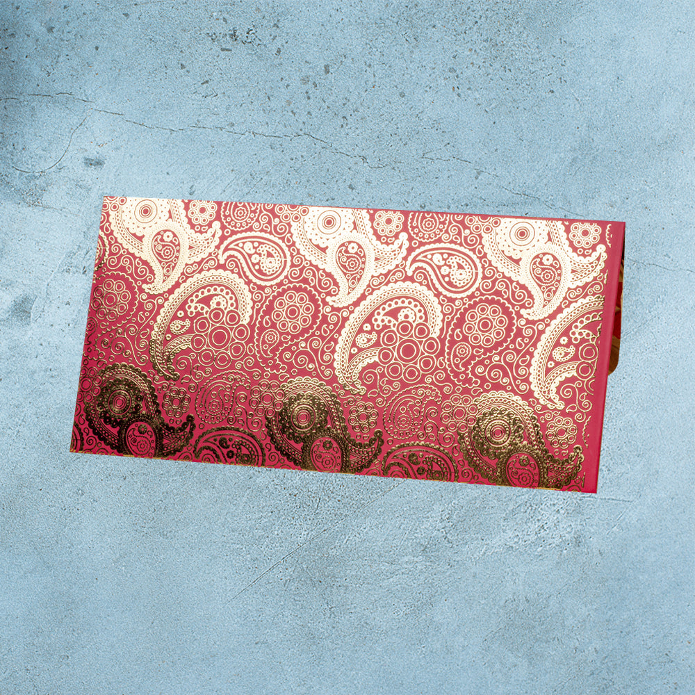 Premium Velvet Foil Envelope | Pack of 10Pcs