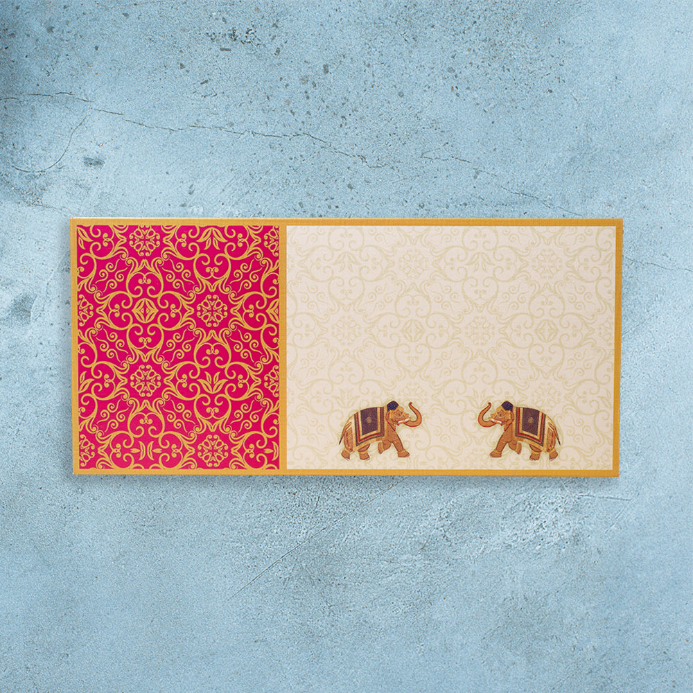 Elephant India Traditional - Designer Envelope | Pack - 10Pcs