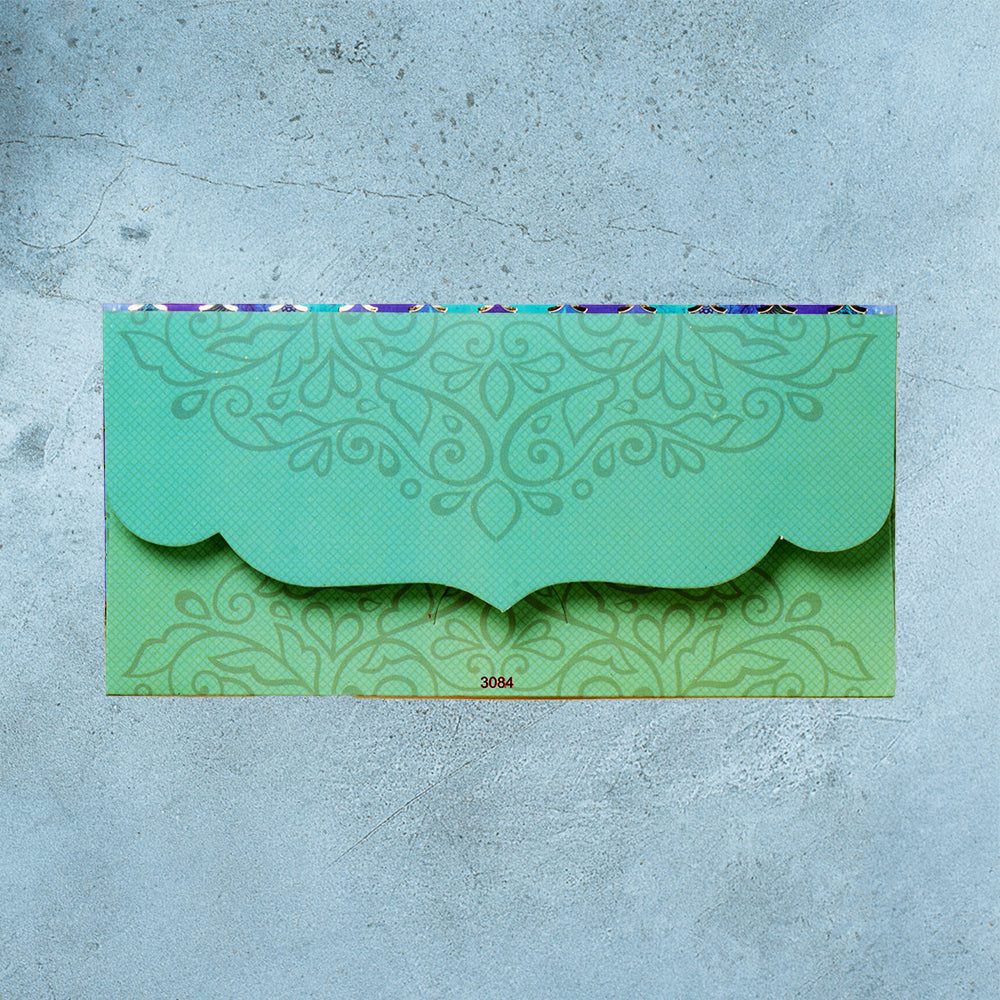 Designer Blue Foil Envelope | Pack of 10Pcs