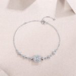 Bracelet S925 Silver 1 Karat Moissanite Bracelet - Image 2
