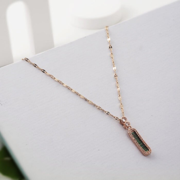 Green Drop Necklace - Image 1