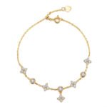 S925 Silver Clover Bracelet - Image 5