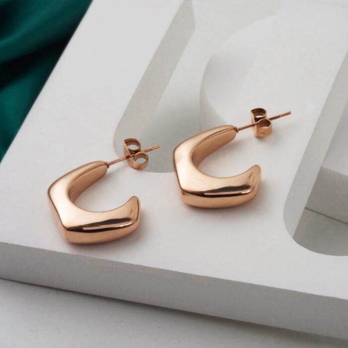 C-Hoop Earrings - Image 1