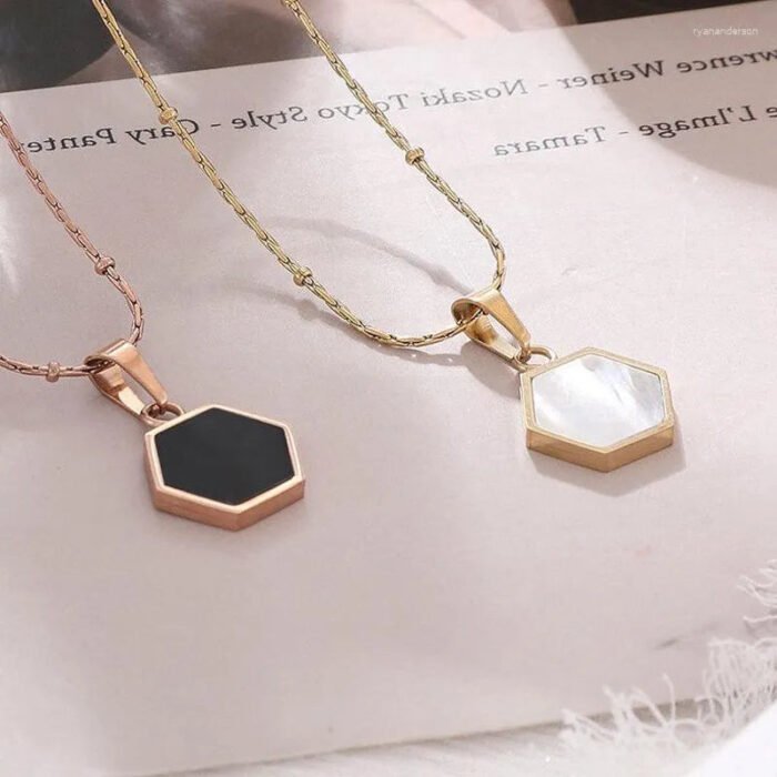 Reversible Hexa Necklace - Image 3
