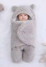 SnuggleSoft Organic Cotton Baby Swaddle Blanket – Ultra-Soft, Adjustable, Breathable Newborn Wrap for Safe Sleep and Cozy Comfort(Assorted Colors) - Image 4