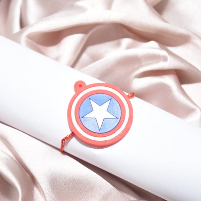 Kids Captain America Rakhi - Image 1