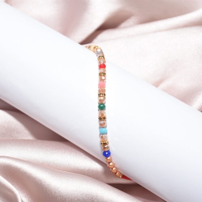 Pearl Designer - Multi Color Mauli Rakhi - Image 1