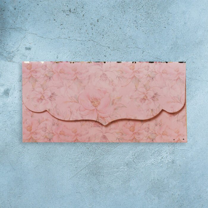 Floral PINK Envelope | Pack of 10Pcs - Image 3