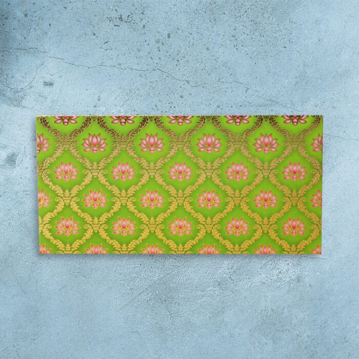 Green Floral Envelope | Pack of 9Pcs | Premium - Image 1