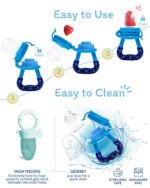 FreshBites Baby Food Fruit Feeder – Safe, Mesh Baby Feeder for Fruits, Veggies, and Snacks - Image 3