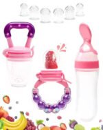 FreshBites Baby Food Fruit Feeder – Safe, Mesh Baby Feeder for Fruits, Veggies, and Snacks - Image 6