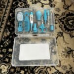 GentleCare Complete Baby Grooming Kit – Nail Clipper, Nasal Aspirator, Thermometer & More for Newborns and Toddlers(Assorted colors) - Image 4