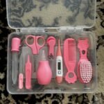 GentleCare Complete Baby Grooming Kit – Nail Clipper, Nasal Aspirator, Thermometer & More for Newborns and Toddlers(Assorted colors) - Image 9