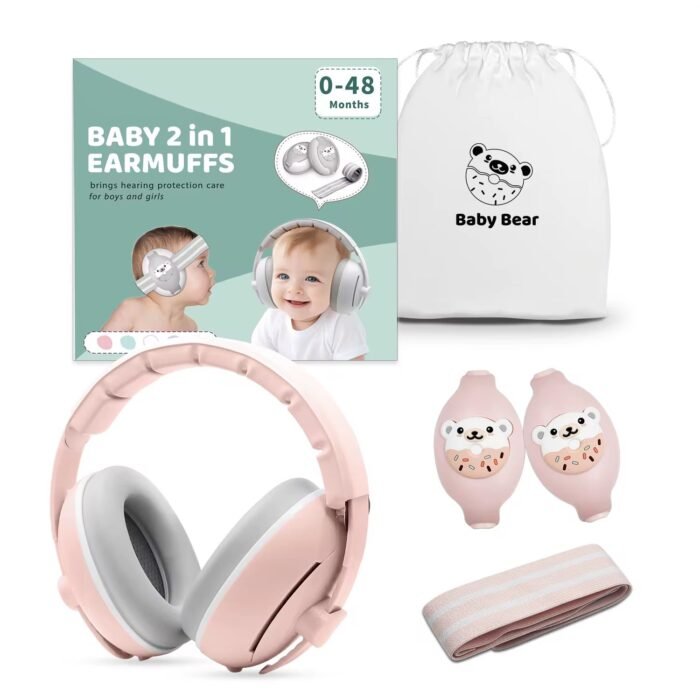 SnuggleSafe Noise-Cancelling Baby Headphones – Adjustable, Volume-Limiting, Soft Cushioned Ear Protection for Toddlers and Infants(Assorted Colors) - Image 7