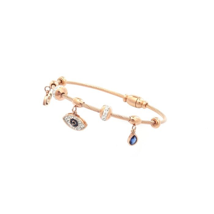 Evil Eye Magnetic Bangle - Image 2