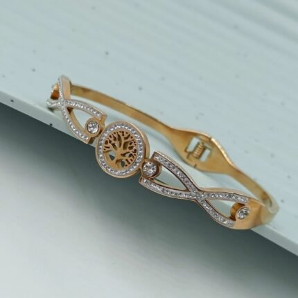 Tree of life Twisted Bangle