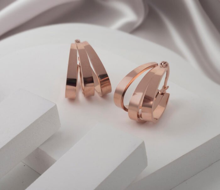 Tri hoops Earrings - Image 1
