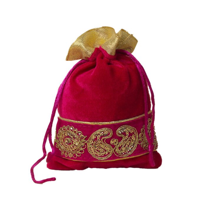 Velet Potli - Medium PINK - Image 2