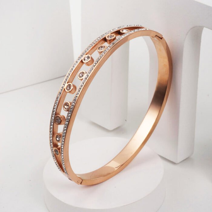 Studded Bangle Bracelet - Image 1