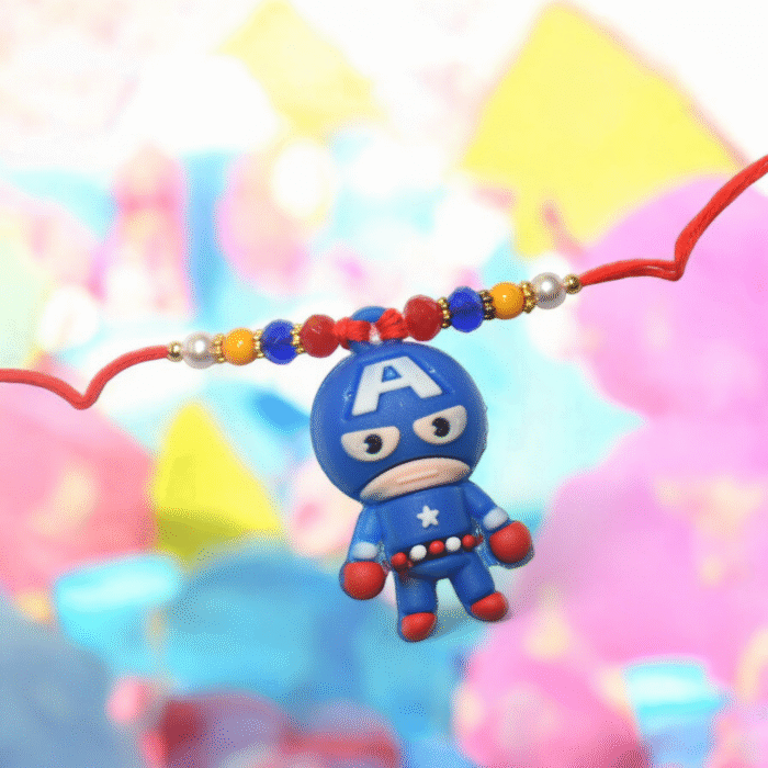 Kids Captain America - Rakhi - Image 1