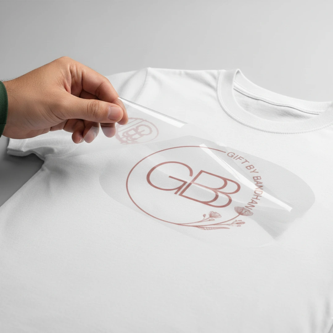 gift-by-bandhan-dtf-priting (1) Premium DTF Hot-Peel Transfer Film for Custom Apparel - Image 1